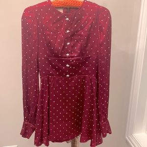 VINTAGE ARPEJA YOUNG INNOCENT PRAIRIE SATIN DRESS